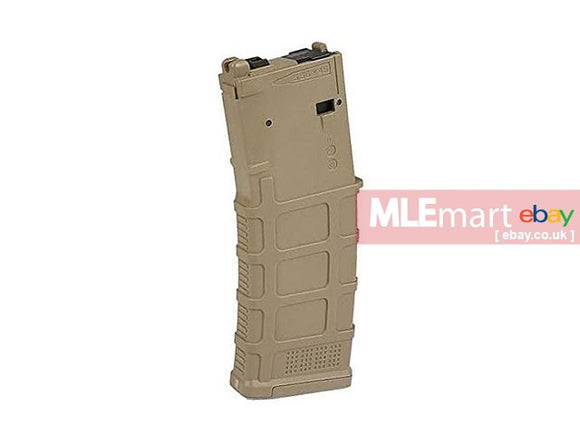 SAA 36rd Polymer Gas Magazine for Marui M4 MWS GBBR (Tan)