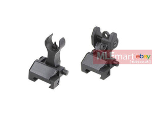 AABB T-style Foldable Front and Rear Sight Set ( Metal )