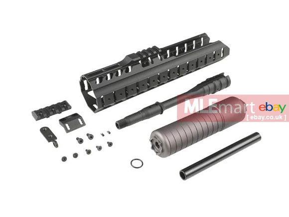 Airsoft Artisan LVAW HANDGUARD SET ( VIRTUS ) ( BLACK )