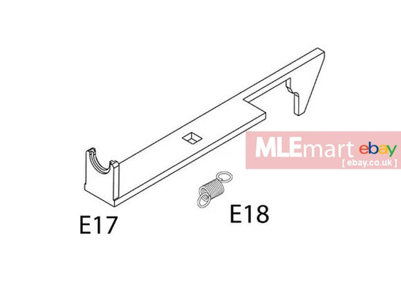 PTS Masada MSD AEG Tappet Plate & Spring ( E17+E18 )