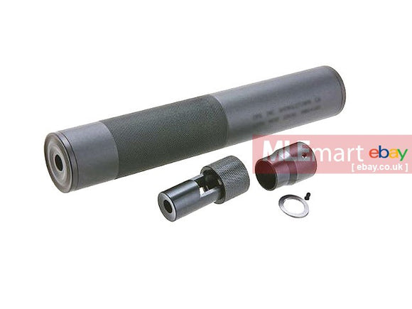 RGW OPS MK12 14mm CCW Aluminum Dummy Silencer Set ( Black )