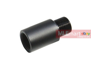 MLEmart.com - S&T Extension outer barrel 1 "(14mm CCW to 14mm CW) BK