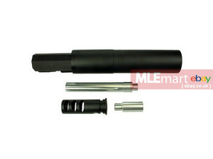 MLEmart.com - S&T DSR-1 QD Silencer & Flash Hider & 49MM/130MM Extension Barrel (14mm CW TO CW) SET