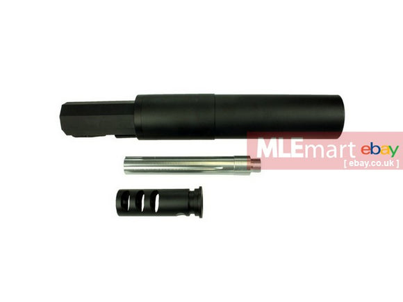 MLEmart.com - S&T DSR-1 QD Silencer & Flash Hider & 130MM Extension Barrel (14mm CW TO CW) SET