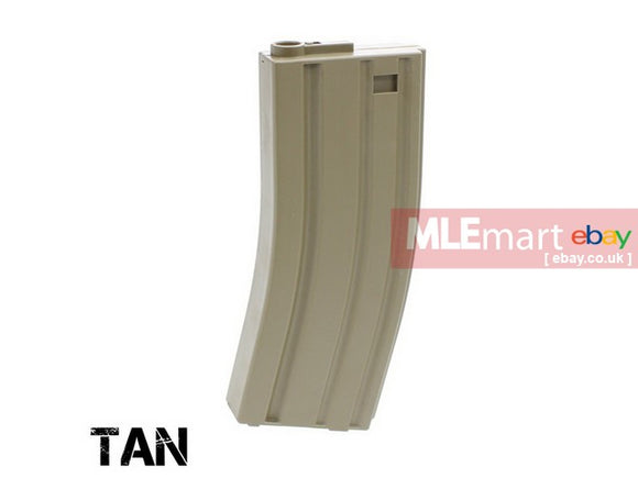 MLEmart.com - S&T M4 AEG 130Rds ABS Magazine TAN