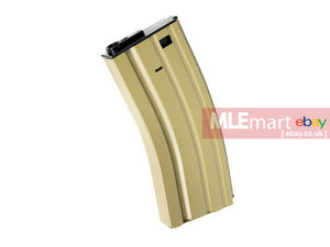 MLEmart.com - S&T M4 AEG 120Rds Steel Magazine TAN