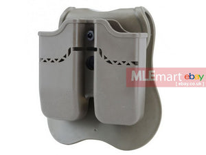 MLEmart.com - S&T F Series PX4 / USP Double Mag Pouch TAN