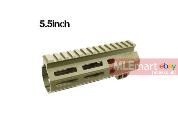 MLEmart.com - S&T ANGSTADT ARMS UDP SCW AEG 5.5 inches MLOK Handguard TAN