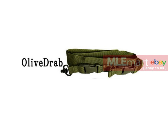 UFC 1 point bungee sling OD with QD swivel