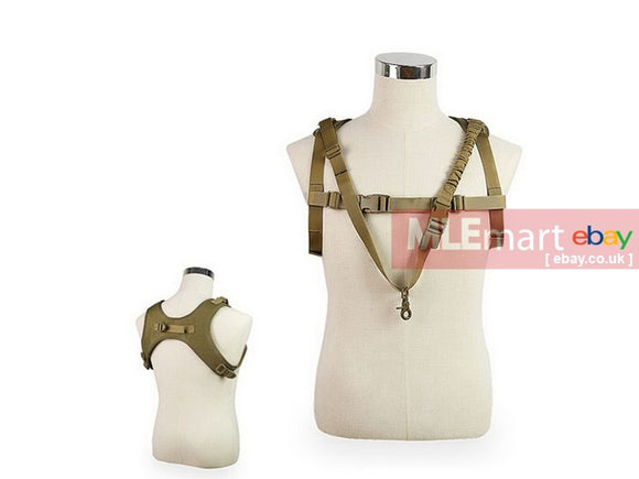 UFC One-point Sling Vest(1000D Nylon) Tan