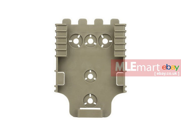 UFC QLS 22 STYLE QUICK LOCKING SYSTEM RECEIVER PLATE TAN