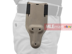 UFC Kydex Holster Platform Tactical Low Ride Holster Belt Loop Adapter Base TAN