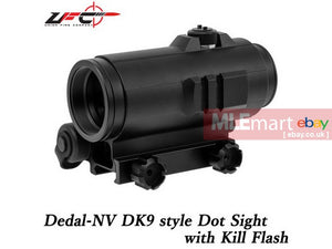 UFC Dedal DK9 Red Dot Sight with Killflash (Black)