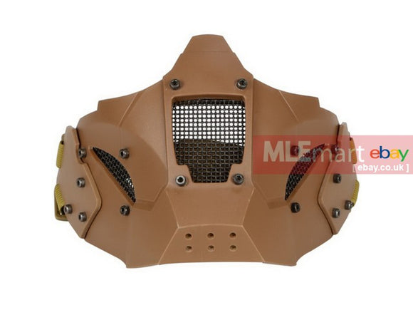 UFC Tactical Iron Warrior Mask (Half Face) TAN