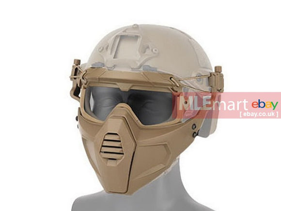 UFC Multidimentional UFC Tactical Goggle Mask Set TAN