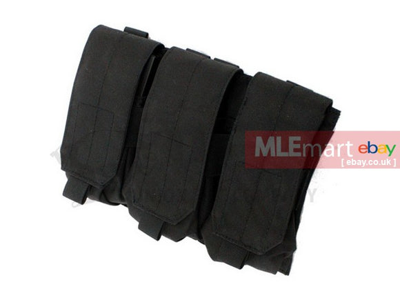 UFC M4 / G36 Triple Magazine Pouch For MOLLE BK