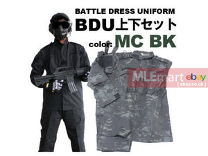 UFC BDU top and bottom set BK Multicam (L)