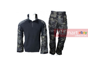 UFC Combat BDU G3 Type top and Bottom Set MC BK L Size