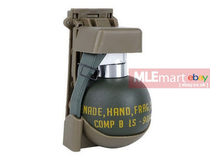 UFC M67 Style Dummy Grenade with Holder TAN Set