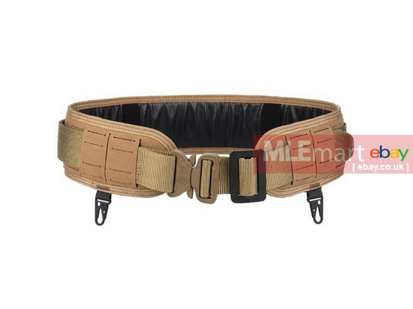 UFC TREX ORION type laser cut pistol belt / TREX ORION Style waist Belt TAN