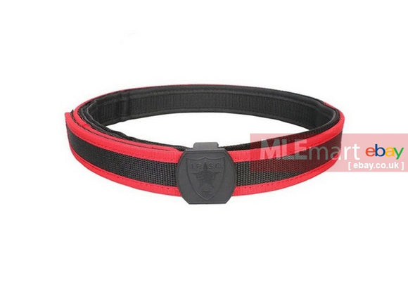 UFC IPSC Belt Size L = Total Length 125 cm (Fit to waistline 105 - 125 cm)(RED Color)