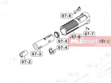 VFC G36C GBBR V2 Hop Up Chamber Parts Set - MLEmart.com