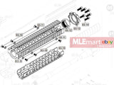 VFC Colt MK18 MOD1 AEG / GBBR Upper and Lower Handguard Rail Set ( FDE ) - MLEmart.com