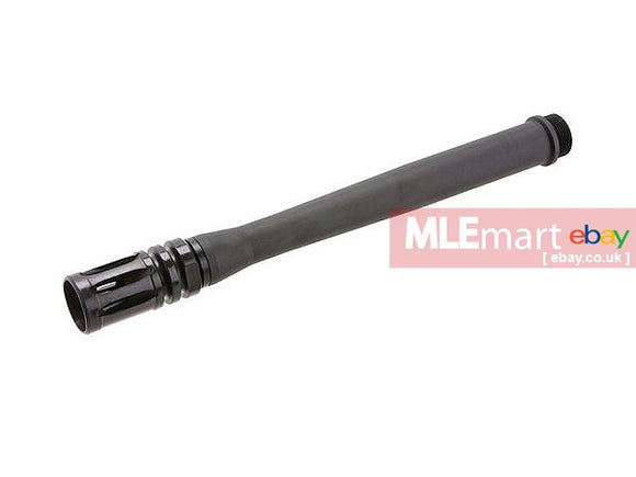 VFC M249 GBB Machine Gun Aluminum Extended Outer Barrel w/ Steel Flash Hider - MLEmart.com