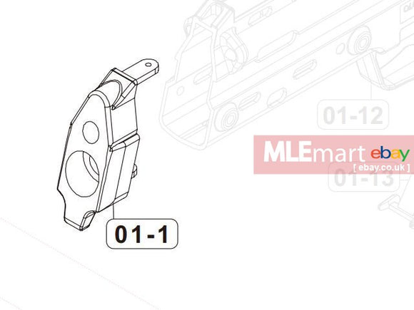 VFC MP7A1 GBB Receiver Front Cap ( 01-1 ) - MLEmart.com