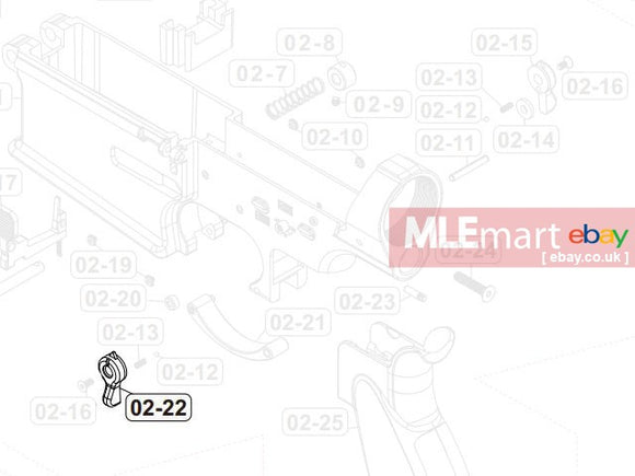 VFC G28 AEG Selector Switch ( Left ) ( Tan ) - MLEmart.com