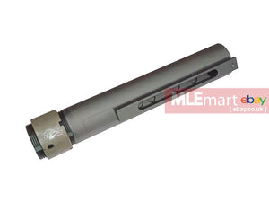 VFC G28 AEG / GBBR Stock Buffer Tube with Castle Nut ( Black ) - MLEmart.com