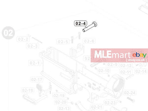 VFC HK417 GBBR / AEG Lower Receiver Front Pivot Pin