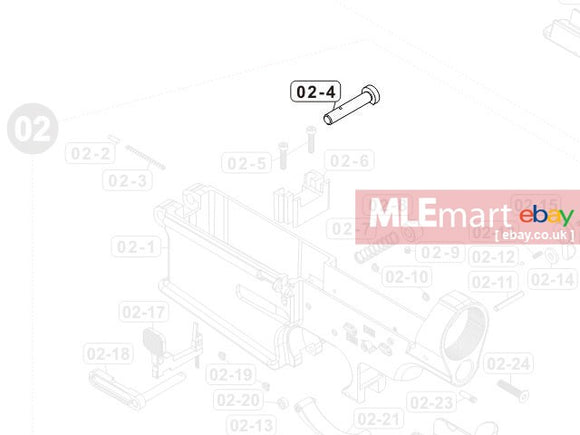 VFC HK417 GBBR / AEG Lower Receiver Front Pivot Pin