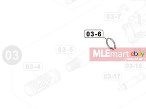 VFC G36 GBBR Flash Hider Retaining Spring