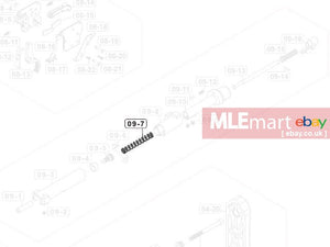 VFC M40A5 Sniper Rifle Bolt Carrier Spring ( 09-7 )