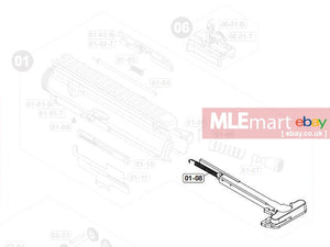 VFC HK416A5 AEG Charging Handle Assembly ( Black ) ( 01-08 )