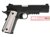 WE USMC M45A1 GBB CQB Pistol (Black) - MLEmart.com