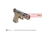 WE G17 GBB Pistol (Silver Slide, Tan Frame, Silver Barrel) - MLEmart.com