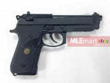 WE Full Metal M9A1 GBB Pistol - Black - MLEmart.com