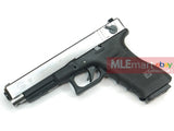 WE Metal Slide G35 GBB Pistol Full Auto Version (Silver) - MLEmart.com