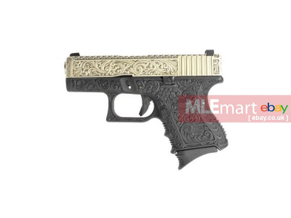 WE Classic Pattern G27 GBB Pistol (Bronze slide / Black Frame) - MLEmart.com