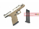 WE GP1799 GBB Pistol (Silver Slide,Tan Frame,Silver Barrel ) - MLEmart.com