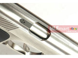 WE Metal MAKAROV GBB Pistol with Silencer (Silver , No marking) - MLEmart.com