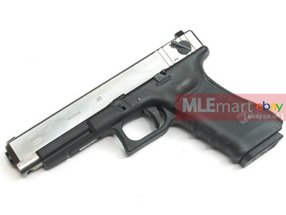 WE Metal Slide G35 GBB Pistol Full Auto + Gen 4 Frame Ver. (SV) - MLEmart.com