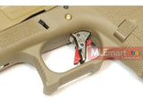 WE G35 GBB Pistol (Tan Slide, Tan Frame, Gold Barrel) - MLEmart.com