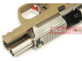 WE Metal Slide M&P Compact Semi-Auto GBB (Silver Slide/Silver Barrel/Tan Frame) - MLEmart.com