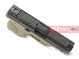 WE Metal Slide M&P S Bird Series Compact GBB Pistol Dragon Scale Edition - Tan - MLEmart.com