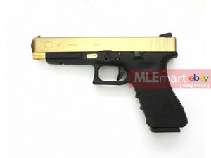 WE Metal Slide G34 GBB Pistol Gen 4 Frame Version (Gold) - MLEmart.com