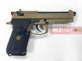 WE Full Metal M9A1 GBB Pistol - Tan - MLEmart.com