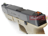 WE Metal Slide G33 Advance GBB Pistol (TAN) - MLEmart.com